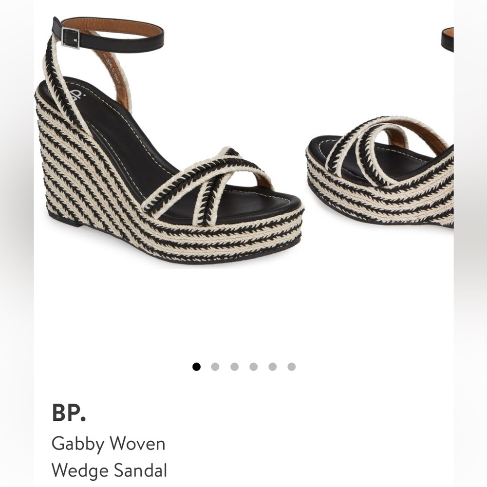 BP Gabby Woven Wedge Sandal